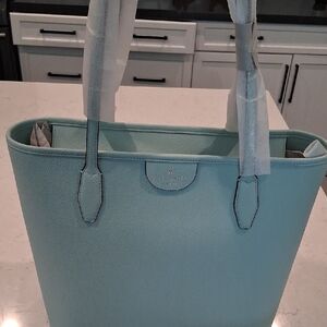 Nwot Elegant Kate Spade Aqua Tote Bag